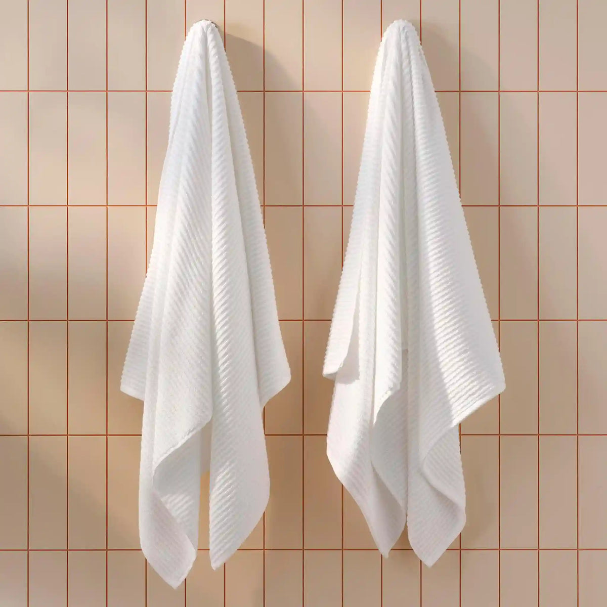 Ribbed Cotton TENCEL™ Bath Towel Bundle