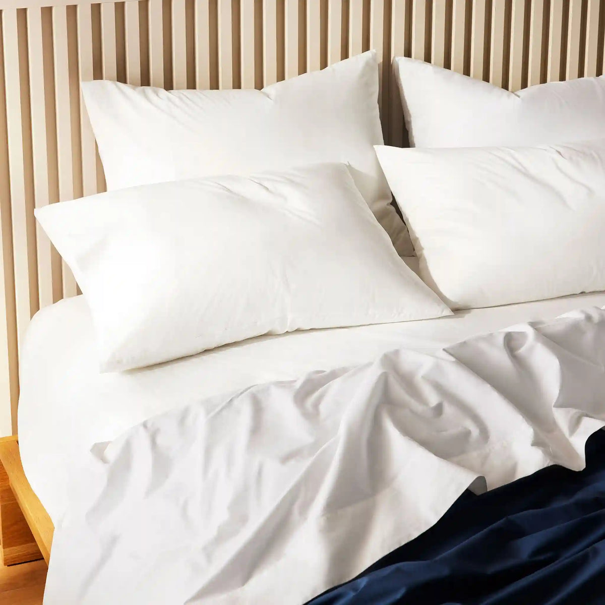 Classic Percale No Flat Sheet Set Bundle