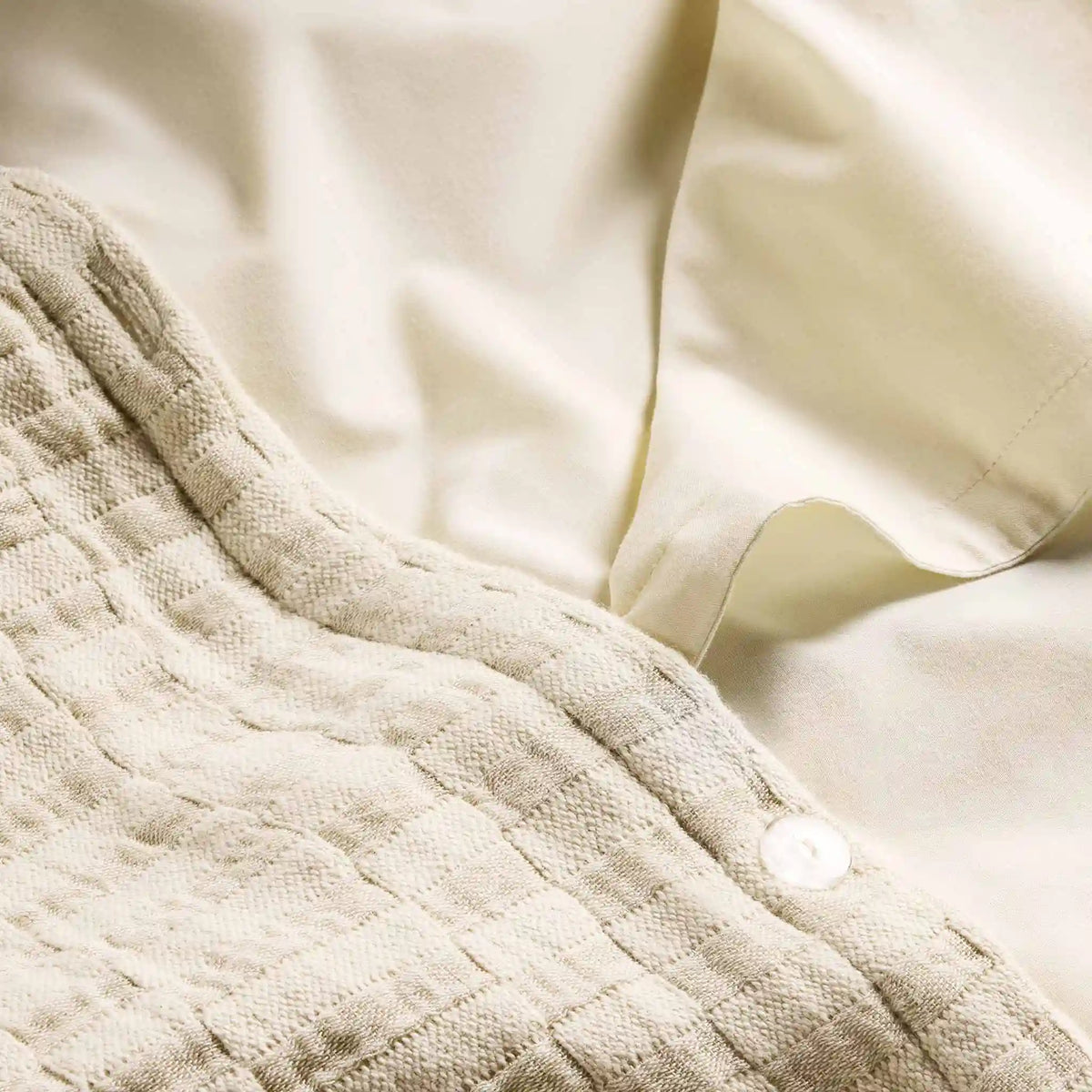 Woven Checkerboard Duvet Cover - Last Call