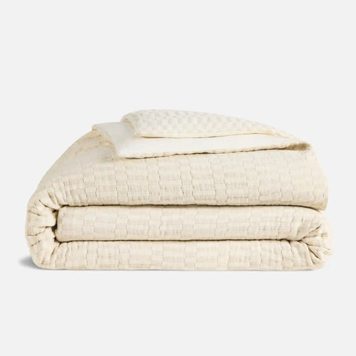 Woven Checkerboard Duvet Cover