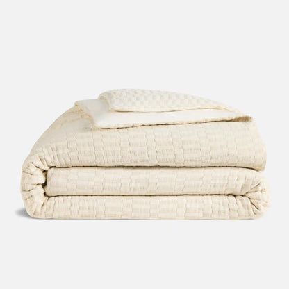 Woven Checkerboard Duvet Cover - Last Call