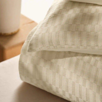 Woven Checkerboard Sham Set