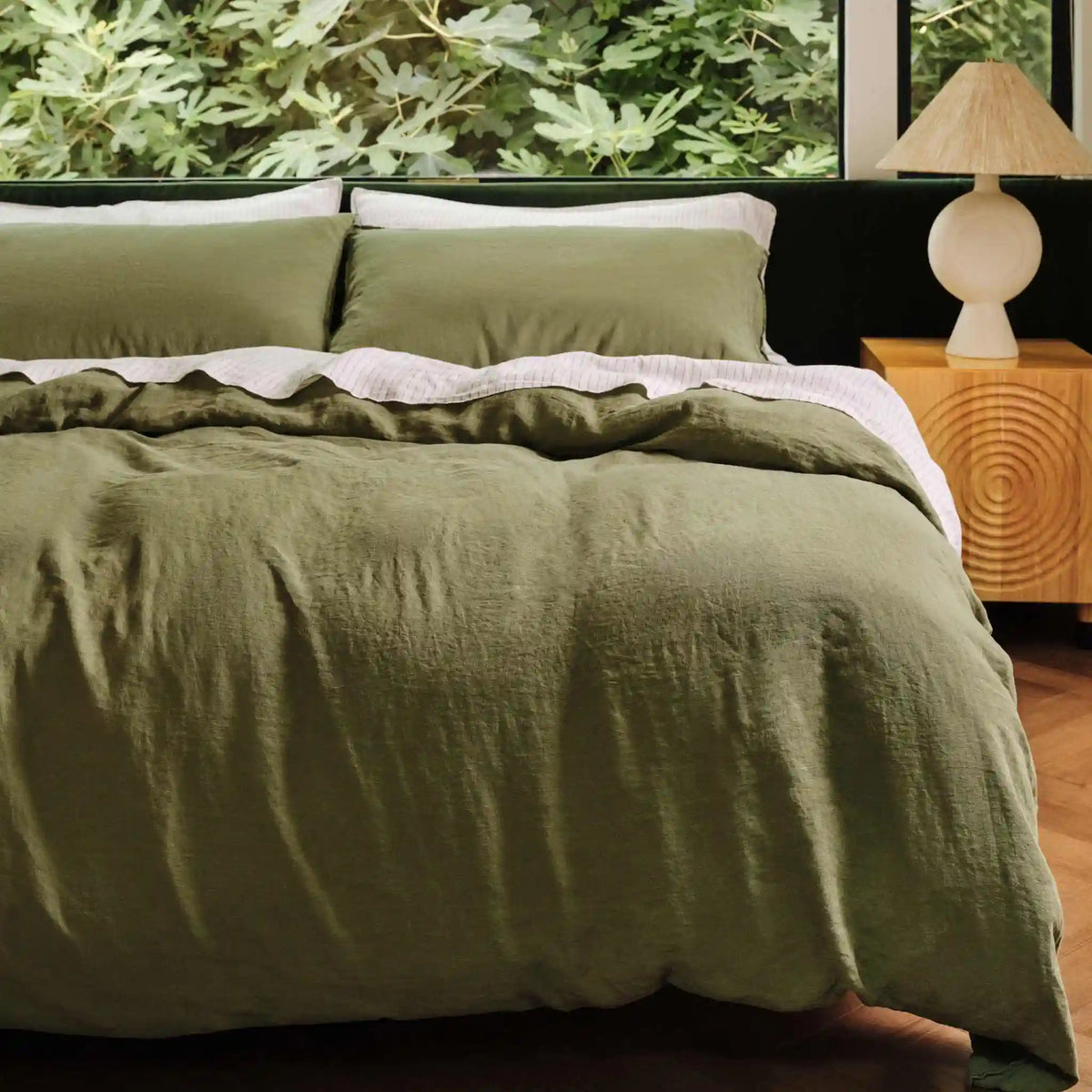 Washed European Linen Pillowcase Set