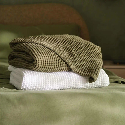 Dreamweave Waffle Throw Blanket - Last Call