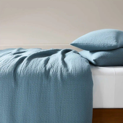 Breezeweave Crinkle Cotton Sham Set