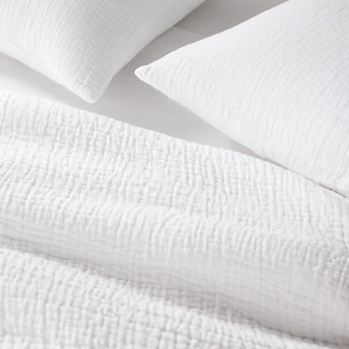 Breezeweave Crinkle Cotton Sham Set