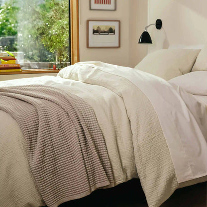Breezeweave Crinkle Cotton Sham Set