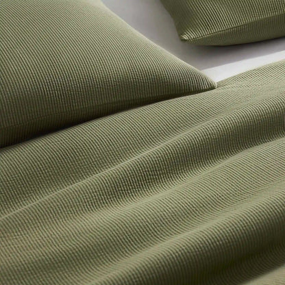 Ribbed Matelasse Duvet Cover - Last Call