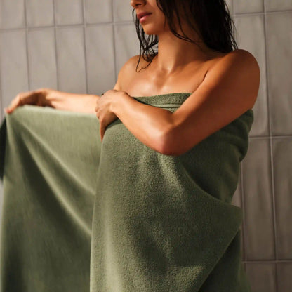 Plush Turkish Cotton Bath Towel Bundle