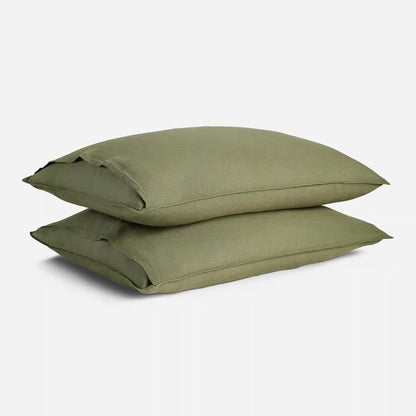 Washed European Linen Pillowcase Set