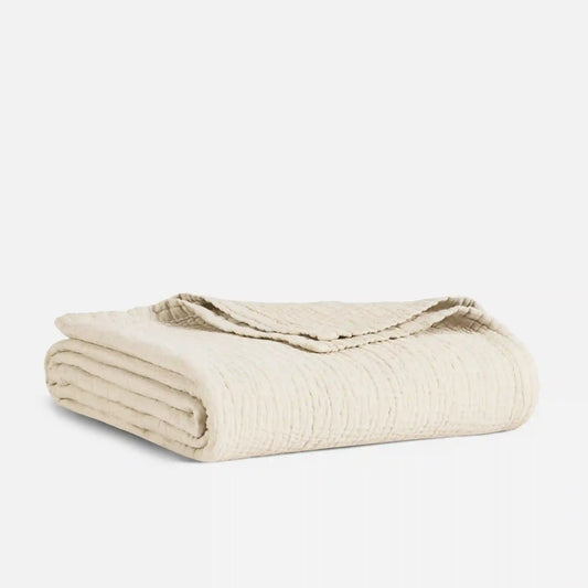Breezeweave Crinkle Cotton Bed Blanket