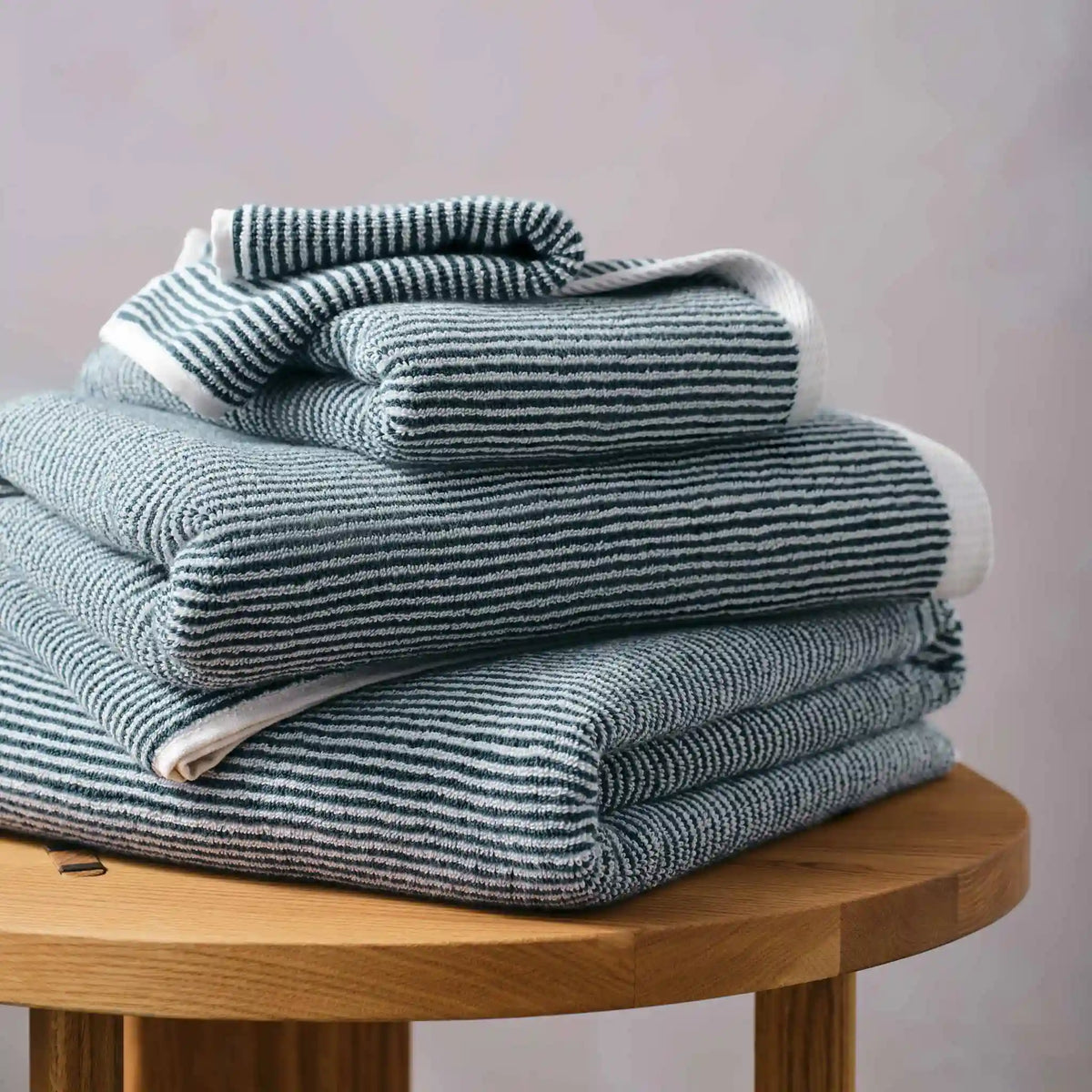 Plush Turkish Cotton Hand Towels Set of 2