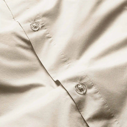 Washed Classic Percale Duvet Cover