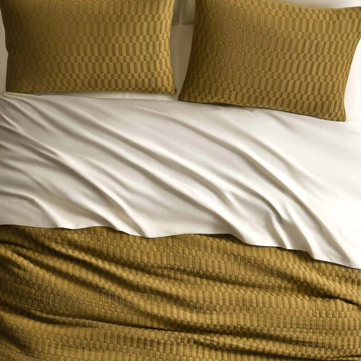 Woven Checkerboard Duvet Set