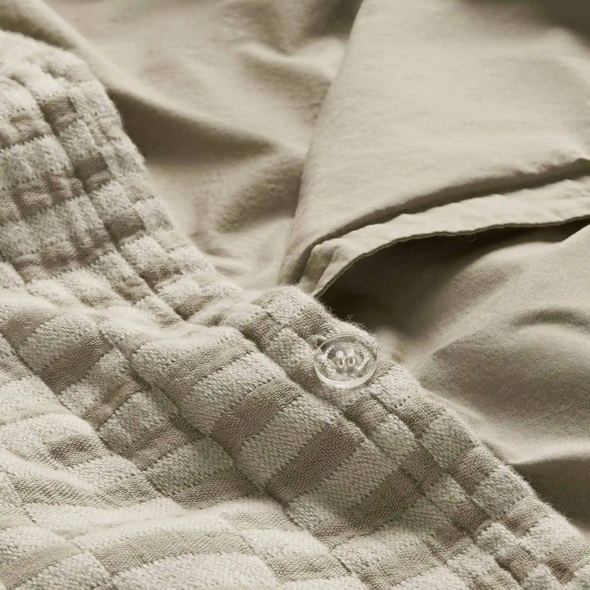 Woven Checkerboard Duvet Set