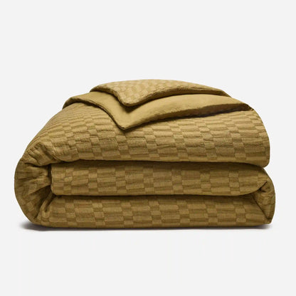 Woven Checkerboard Duvet Cover - Last Call