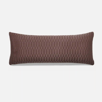 Woven Checkerboard Lumbar Pillow Cover