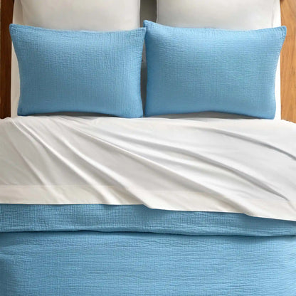 Breezeweave Crinkle Cotton Sham Set