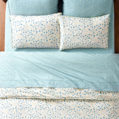 Set of 2 Washed Classic Percale Core Sheet Set Bundle