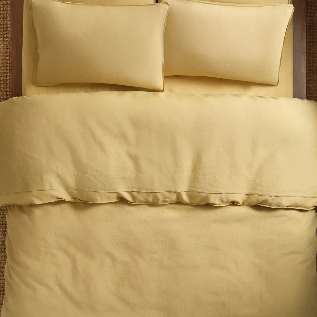 Washed European Linen Pillowcase Set