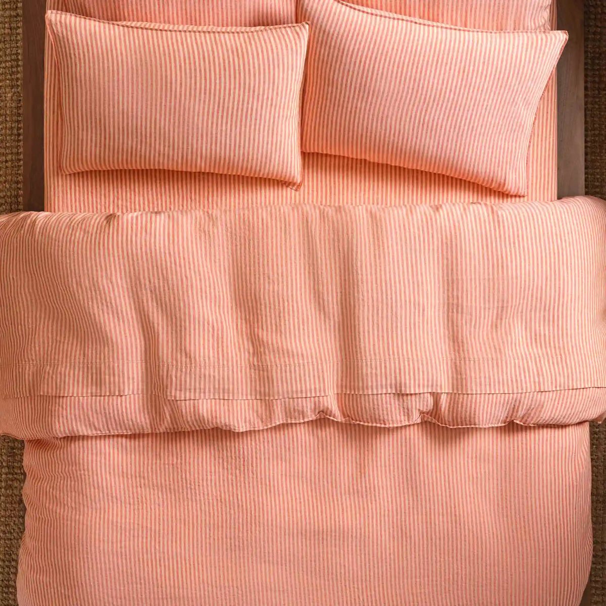 Washed European Linen Pillowcase Set