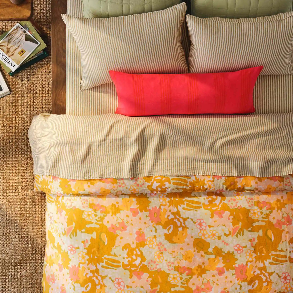 Washed European Linen Pillowcase Set