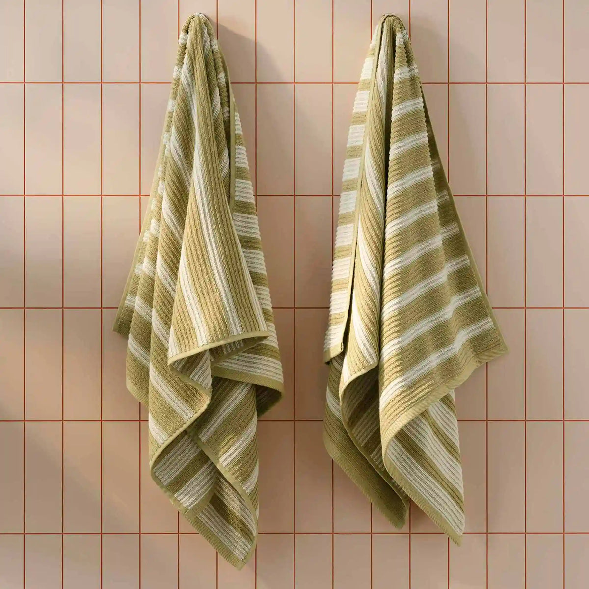 Ribbed Cotton TENCEL™ Bath Towel Bundle