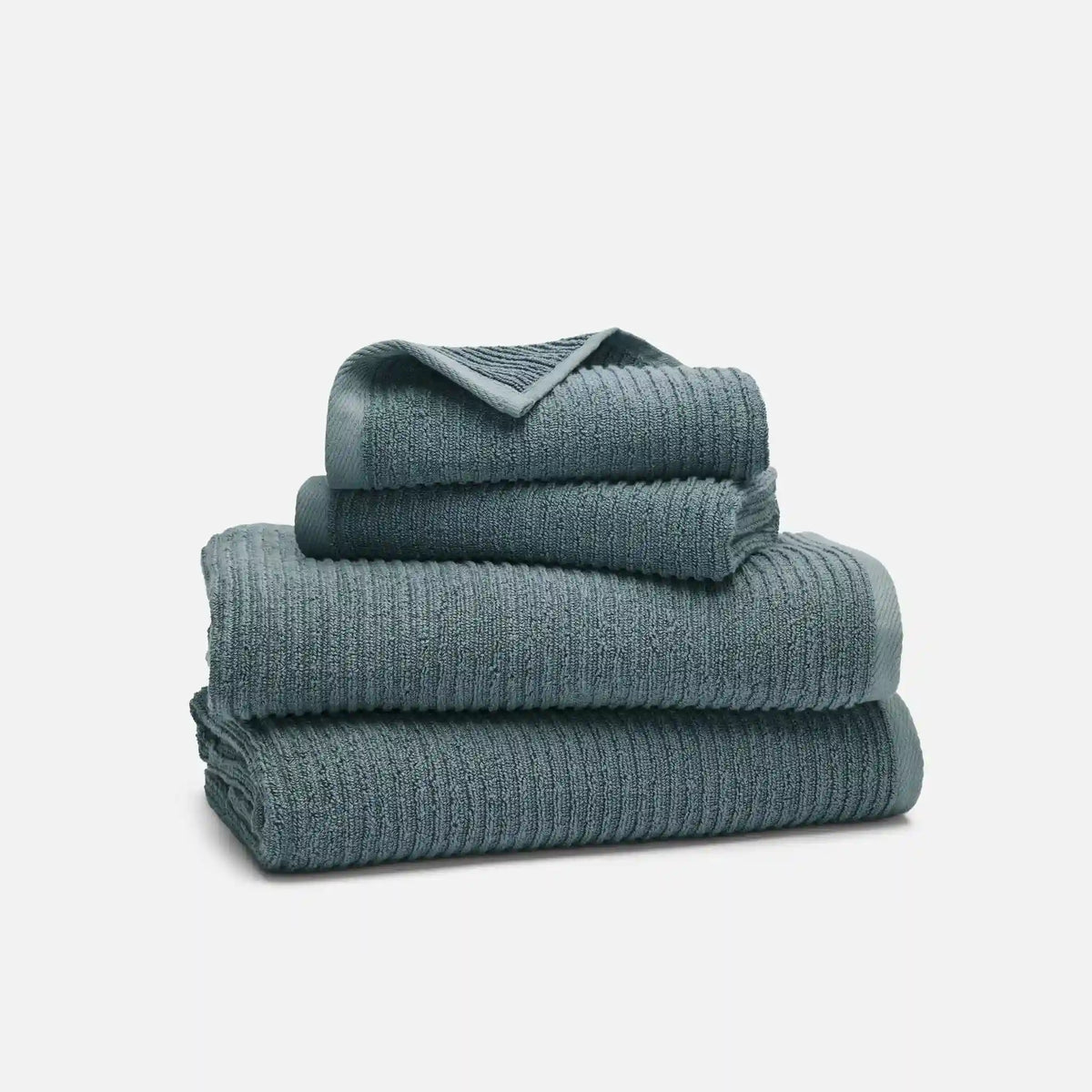 Ribbed Cotton TENCEL™ Bath Towel Bundle