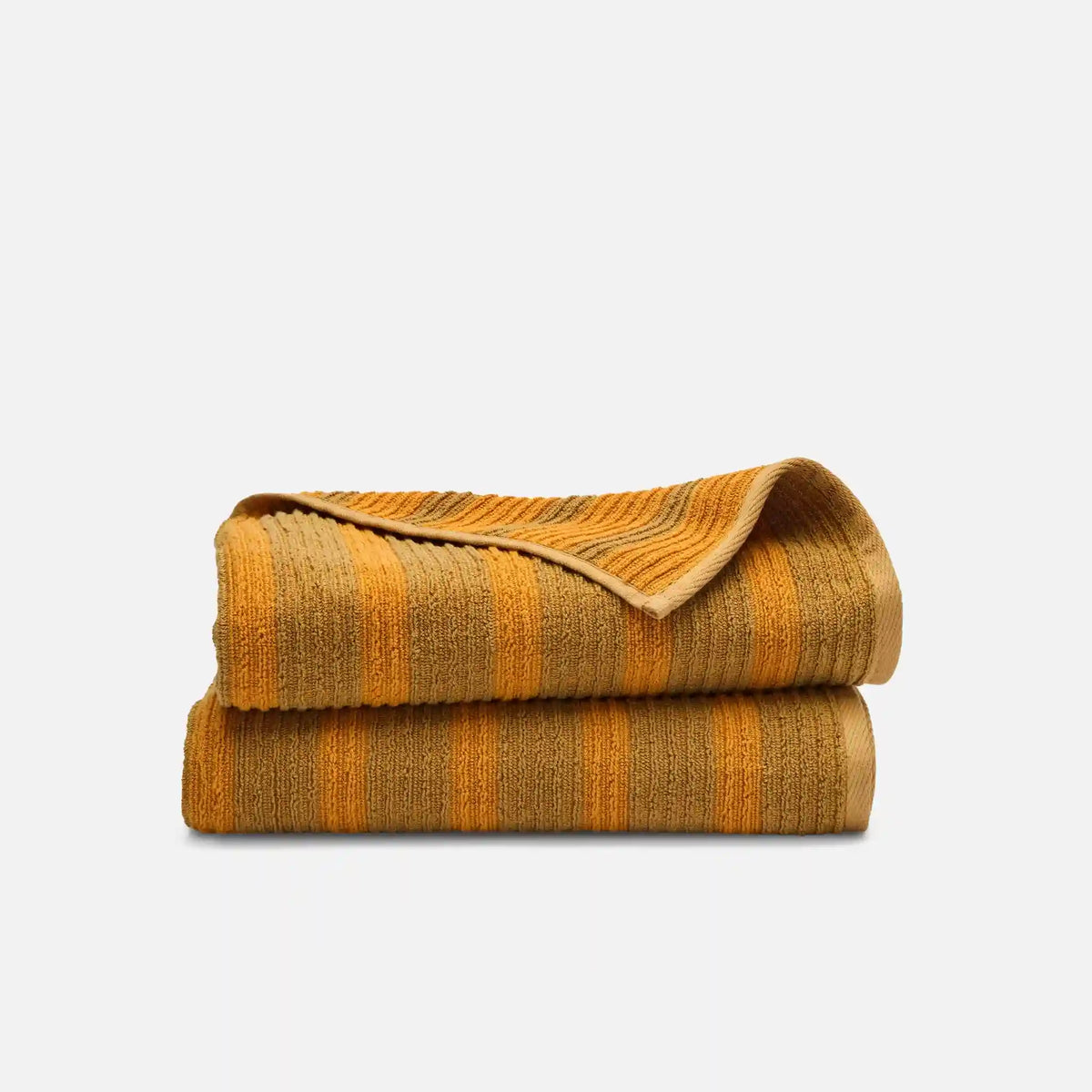 Ribbed Cotton TENCEL™ Bath Towels Set of 2