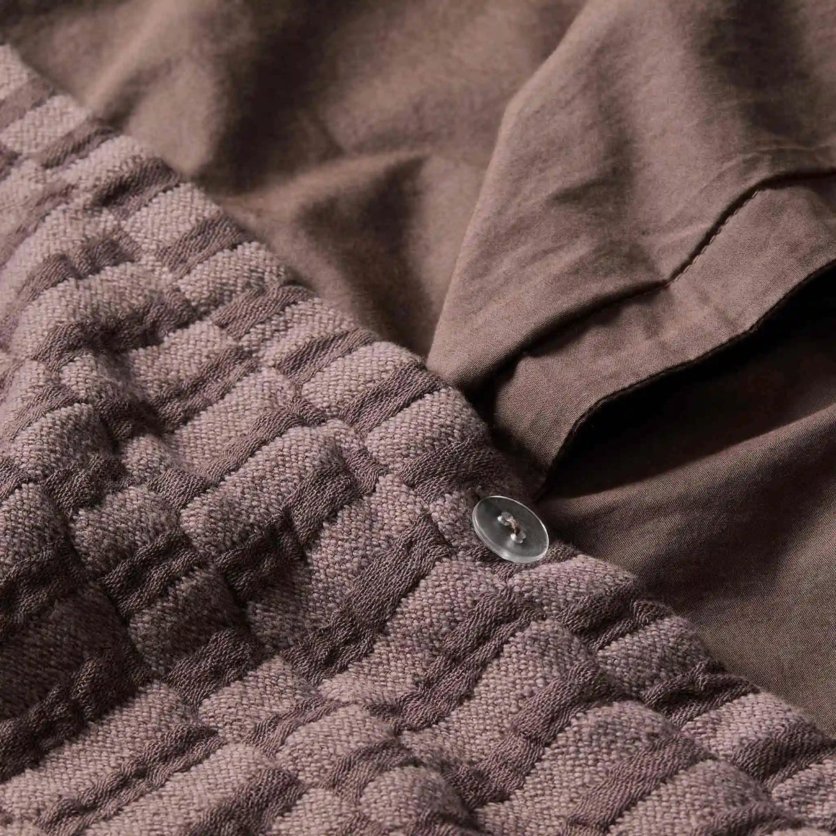 Woven Checkerboard Duvet Set