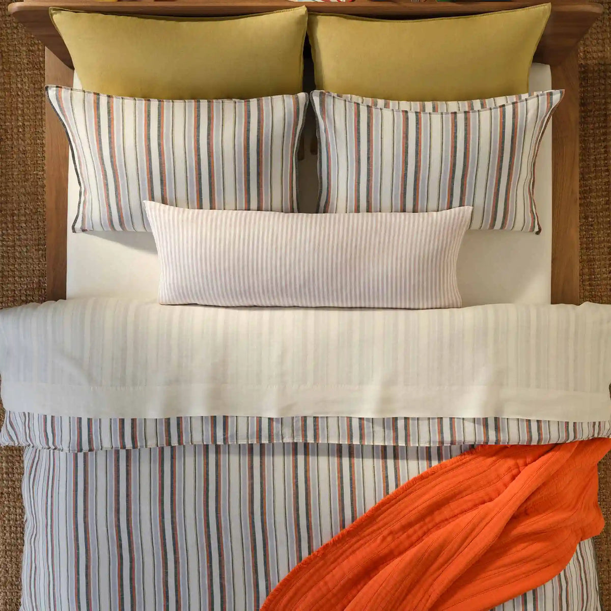 Washed European Linen Pillowcase Set