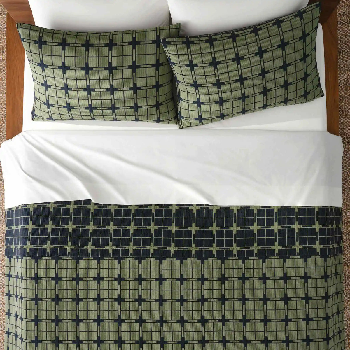 Ribbed Matelasse Quilt Set