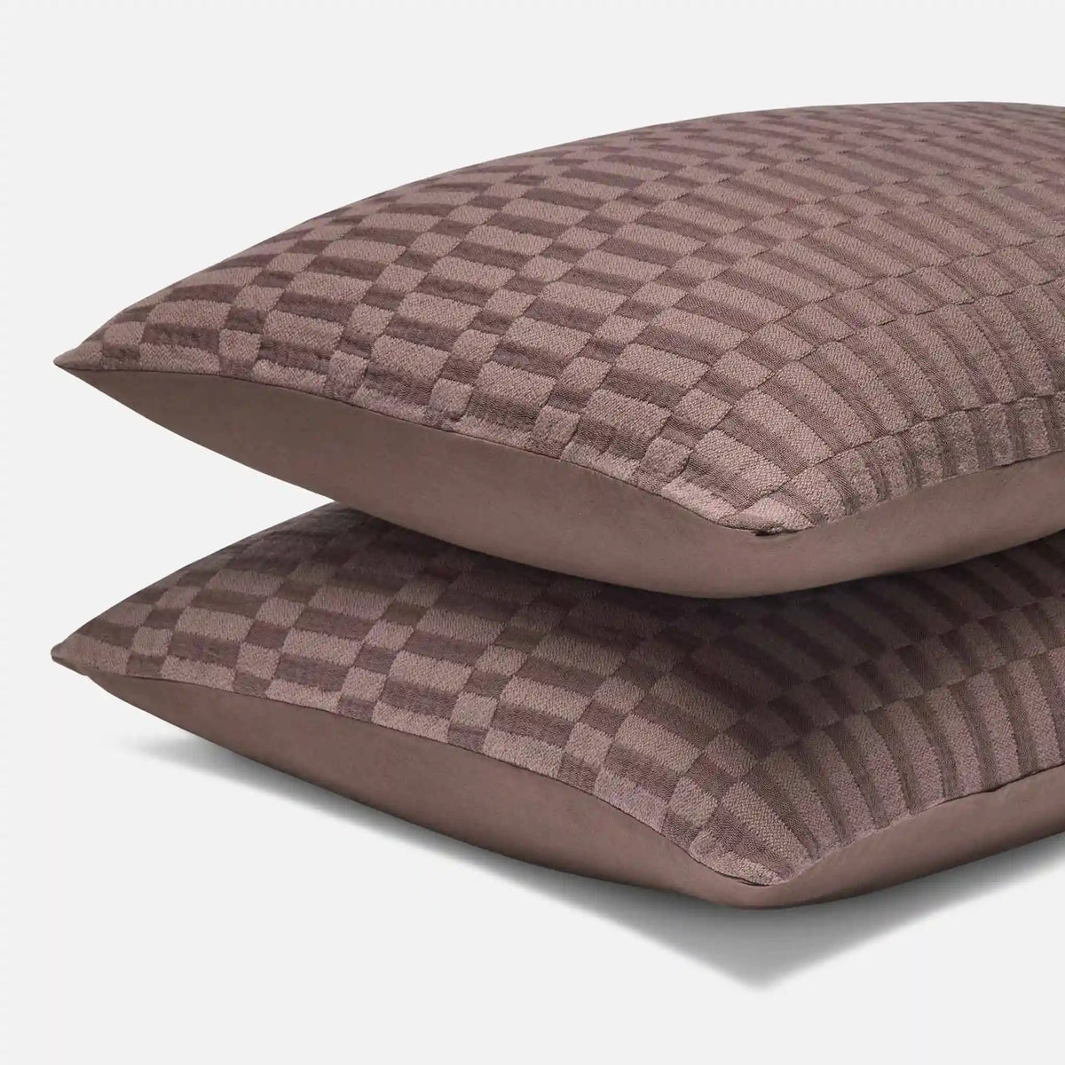 Woven Checkerboard Sham Set