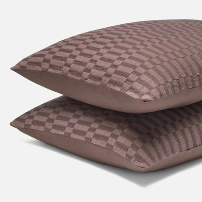 Woven Checkerboard Sham Set